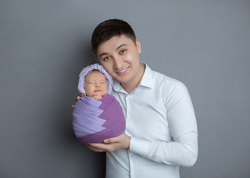 Ньюборн позировка